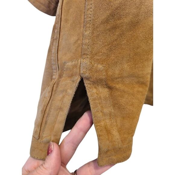 Firenze Reversible Brown Floral Leather Jacket Vintage 80s 90s Made In Italy EUC - Picture 7 of 15